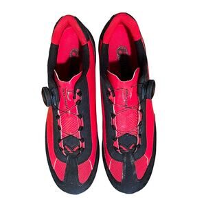 Bontrager Men's Red and Black Cycling Shoes, Size US 8